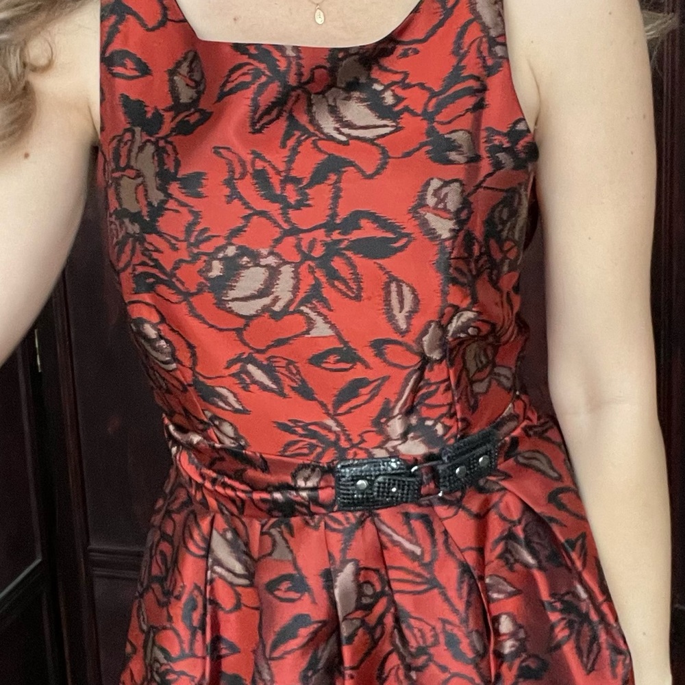 Great for Christmas Party - 🎊 Eva Franco Deep Red dress! Size 2. - Picture 4 of 11